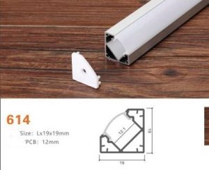 Led thanh nhôm định hình 614 V góc