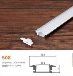 Led thanh nhôm định hình 508 âm tường