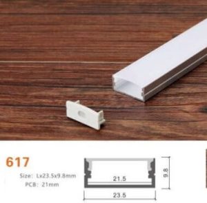 Led thanh nhôm định hình 617 nổi