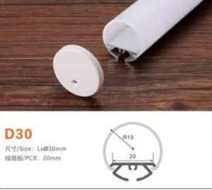 Led thanh nhôm định hình D30 thả treo