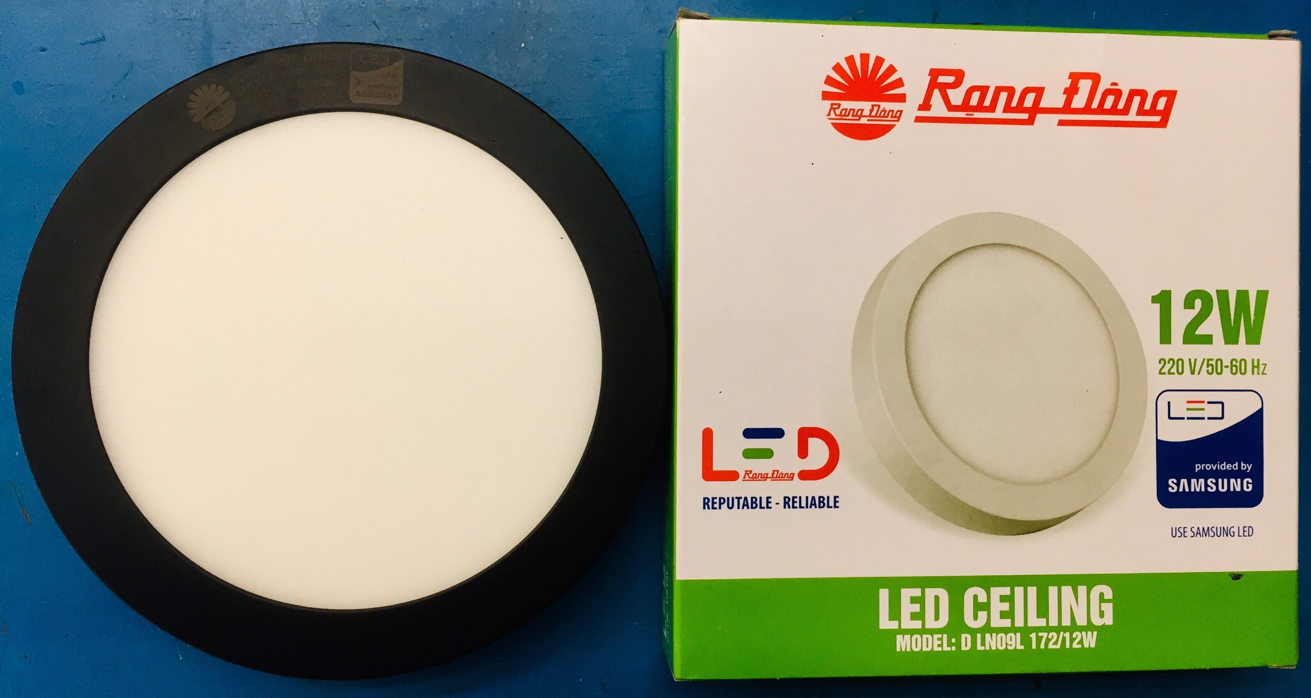 Đèn LED ốp trần tròn 12W Rạng Đông